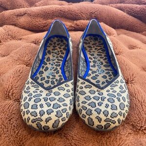 Rothy's Leopard Print Ballet Flats